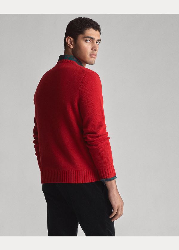 Ralph Lauren Suit Bear Wool Svetrové Červené Viacfarebný | aSxfJjoJ