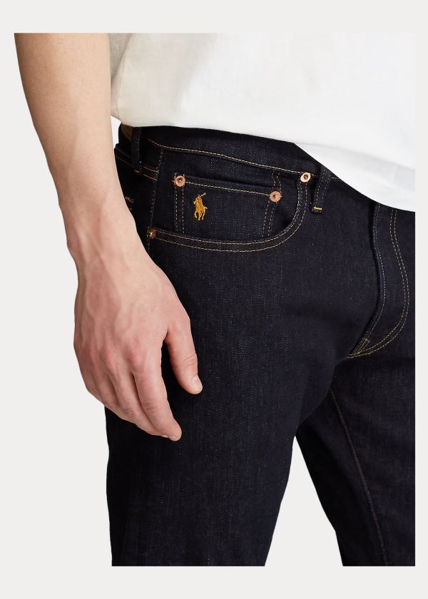 Ralph Lauren Sullivan Slim Jean with Pony Tmavě Blankyt Blankyt Světle Modré | yD0y967G