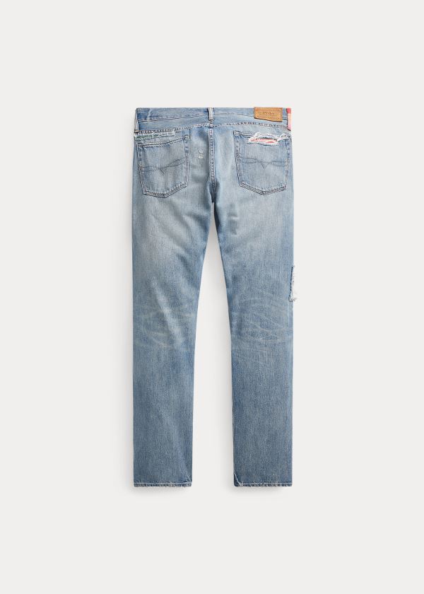Ralph Lauren Sullivan Slim Repaired Jean Blankyt Blankyt Světle Modré | GgCp798k