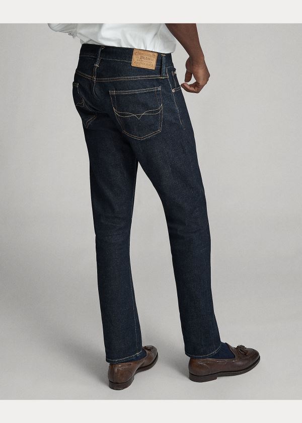Ralph Lauren Sullivan Slim Selvedge Jean Tmavě Blankyt Blankyt Světle Modré | EXXzwUg4