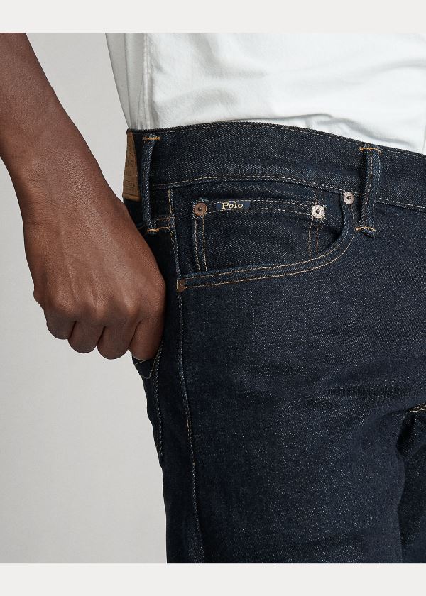 Ralph Lauren Sullivan Slim Selvedge Jean Tmavě Blankyt Blankyt Světle Modré | EXXzwUg4