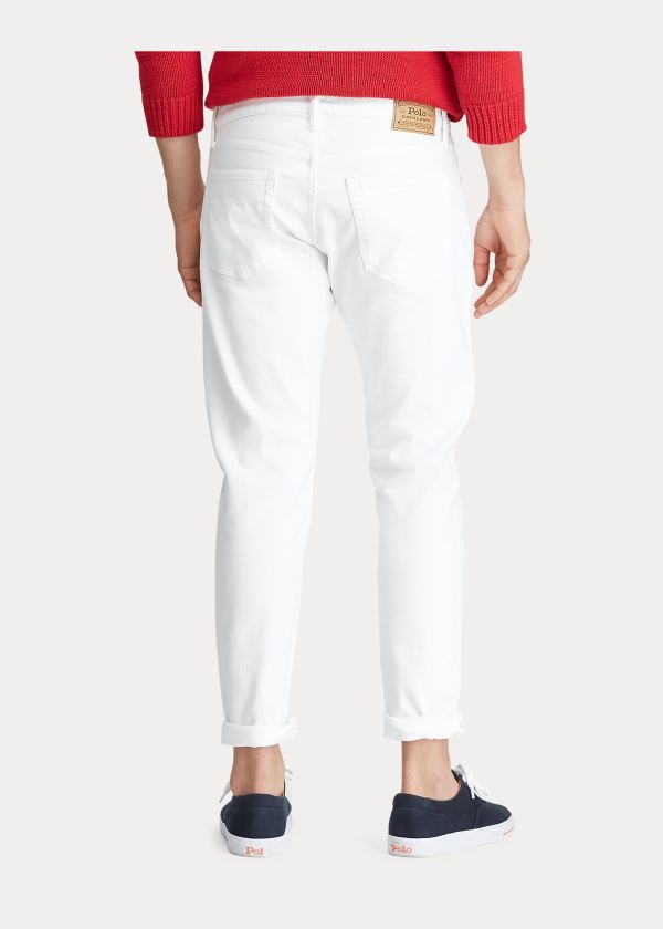 Ralph Lauren Sullivan Slim Stretch Jean Bílé | 0zv7OcLN