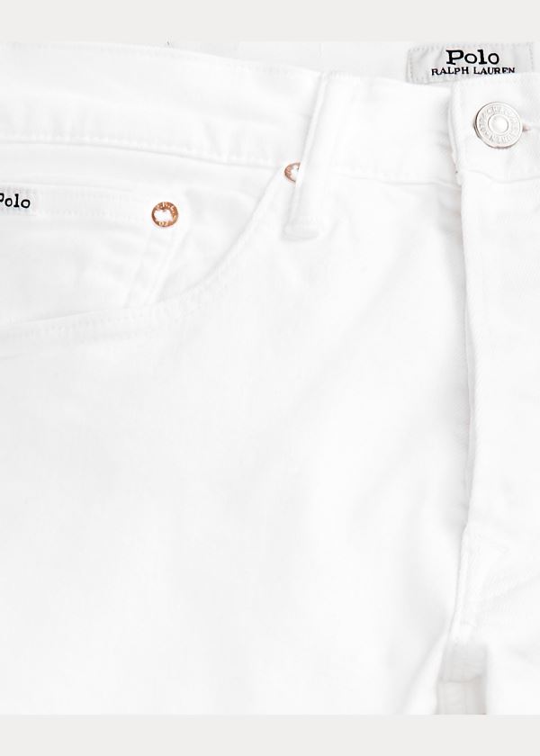 Ralph Lauren Sullivan Slim Stretch Jean Bílé | 0zv7OcLN