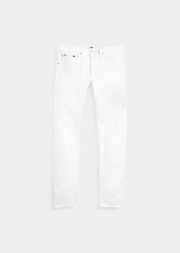 Ralph Lauren Sullivan Slim Stretch Jean Bílé | 0zv7OcLN