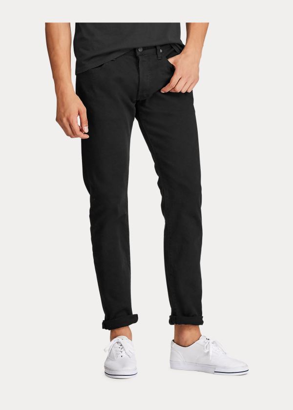 Ralph Lauren Sullivan Slim Stretch Jean Černé | 5cr5YSxD