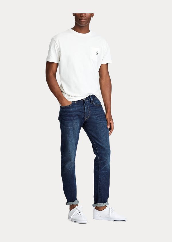 Ralph Lauren Sullivan Slim Stretch Jean Tmavě Blankyt Blankyt Světle Modré | 8uZ8ItT2