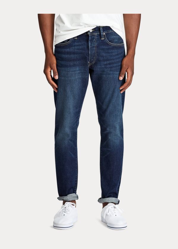 Ralph Lauren Sullivan Slim Stretch Jean Tmavě Blankyt Blankyt Světle Modré | 8uZ8ItT2
