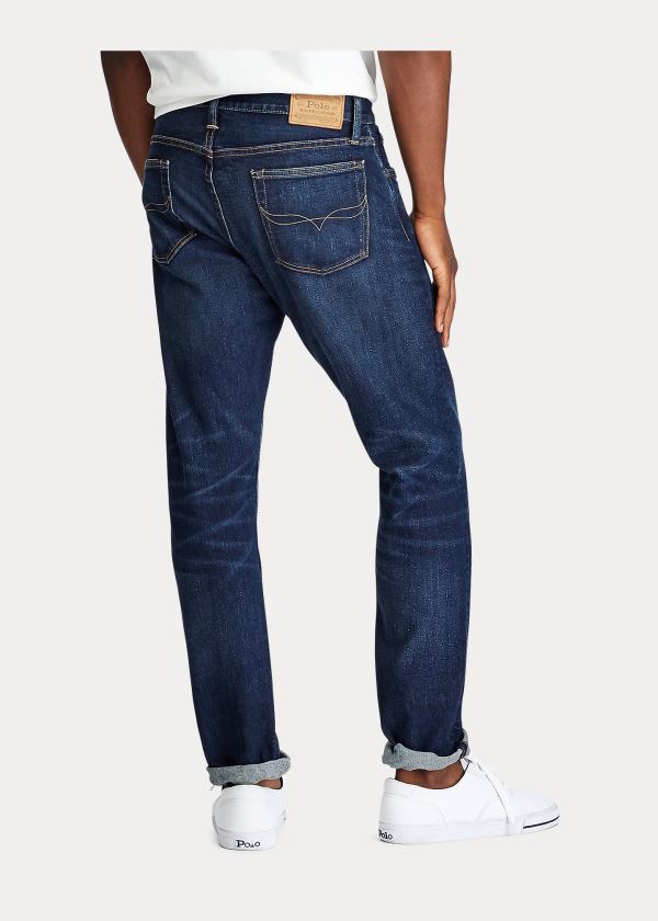 Ralph Lauren Sullivan Slim Stretch Jean Tmavě Blankyt Blankyt Světle Modré | 8uZ8ItT2