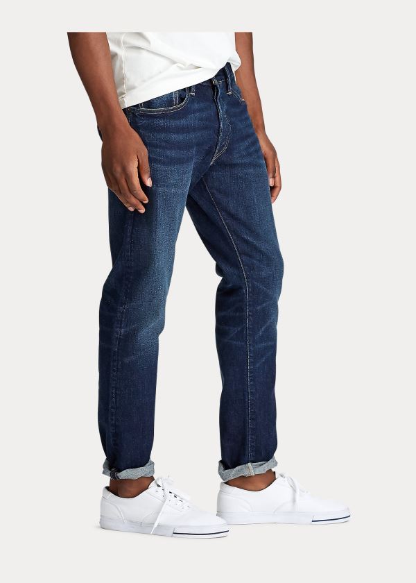 Ralph Lauren Sullivan Slim Stretch Jean Tmavě Blankyt Blankyt Světle Modré | 8uZ8ItT2