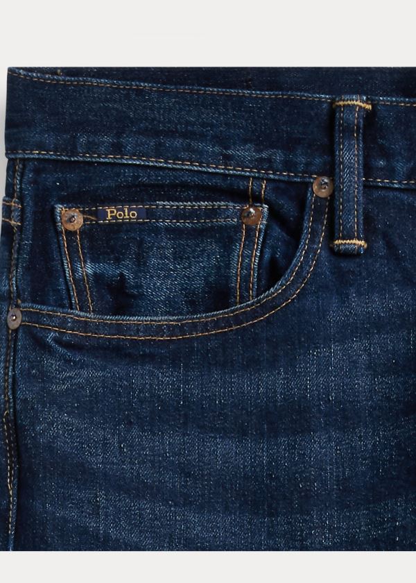 Ralph Lauren Sullivan Slim Stretch Jean Tmavě Blankyt Blankyt Světle Modré | 8uZ8ItT2