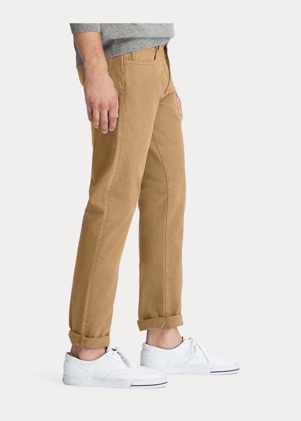 Ralph Lauren Sullivan Slim Stretch Jean Světle Hnědožlutý | eRdog5BR
