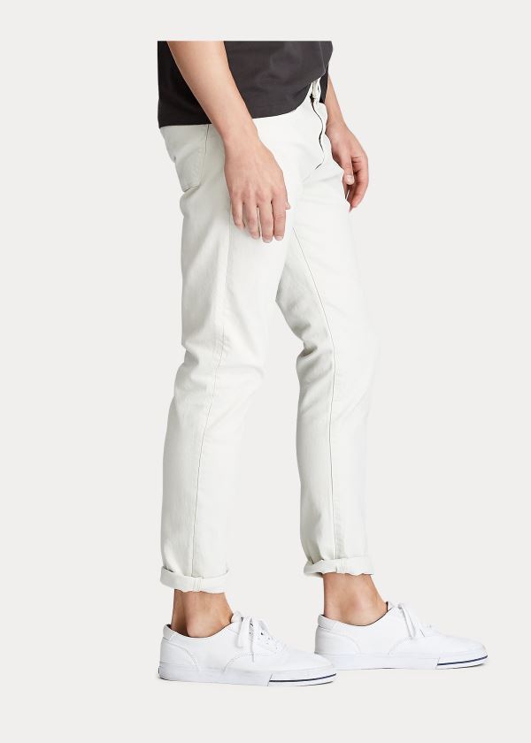 Ralph Lauren Sullivan Slim Stretch Jean Bílé | yiRLjOEO