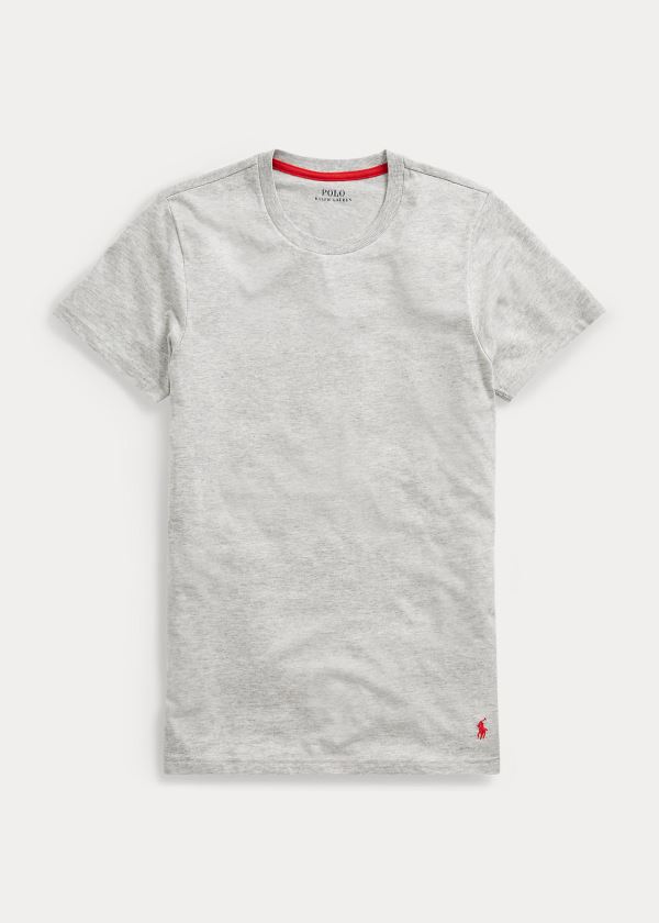 Ralph Lauren Supreme Pohodlí Crewneck Tee Šedé | 5mqFSN0r