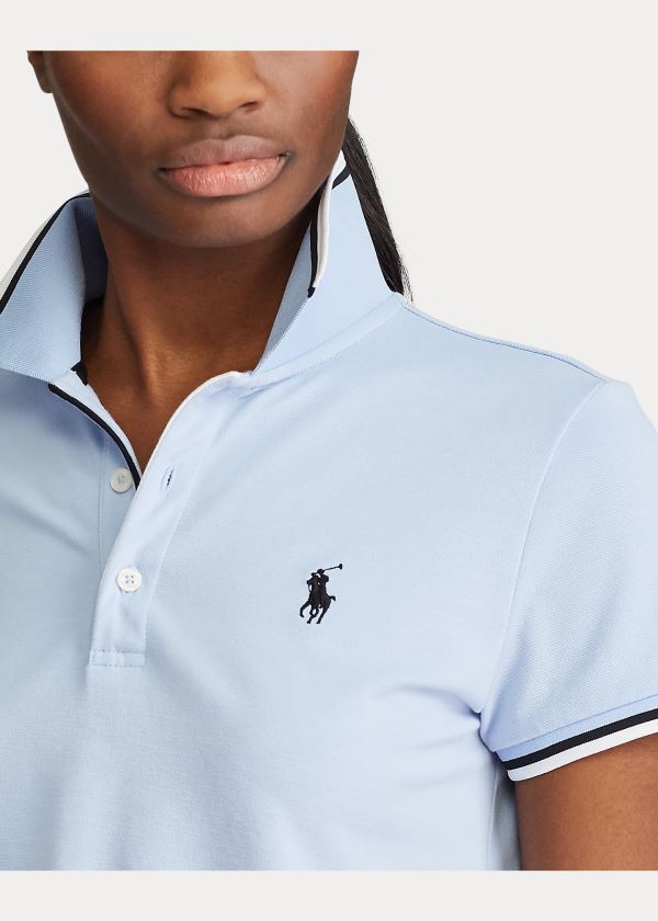 Ralph Lauren Tailored Fit Golfové Polo Shirt Blankyt | zvkMSxer