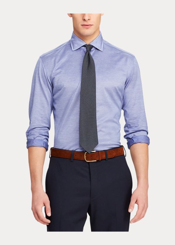 Ralph Lauren Tailored Fit Knit Shirt Blankyt | XsxlwfIe