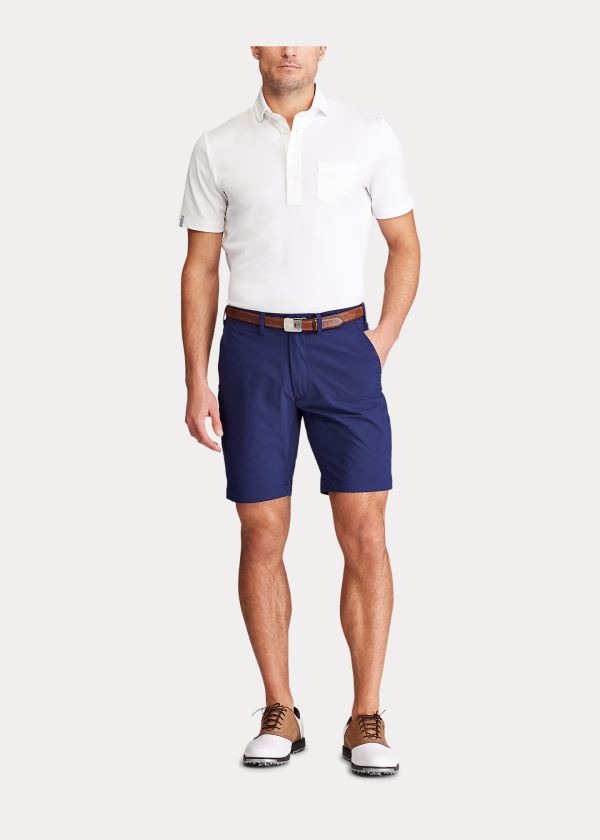 Ralph Lauren Tailored Fit Stretch Krátké Tmavě Blankyt | LZv0WWNS