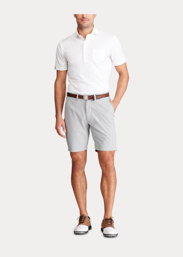 Ralph Lauren Tailored Fit Stretch Krátké Světle Šedé | M5CW9YbT