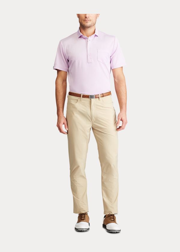 Ralph Lauren Tailored Fit Stretch Pant Hnědožlutý | hhRZyU3f