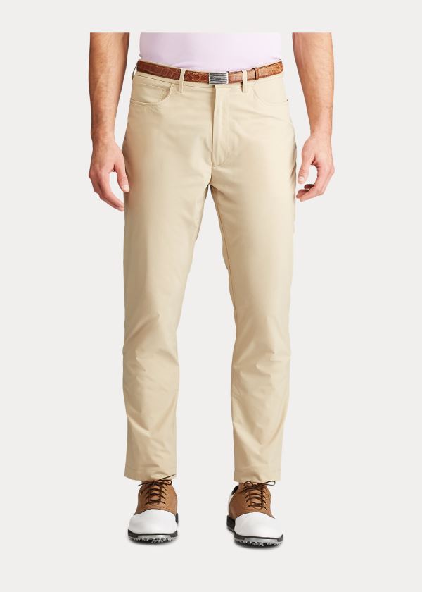 Ralph Lauren Tailored Fit Stretch Pant Hnědožlutý | hhRZyU3f