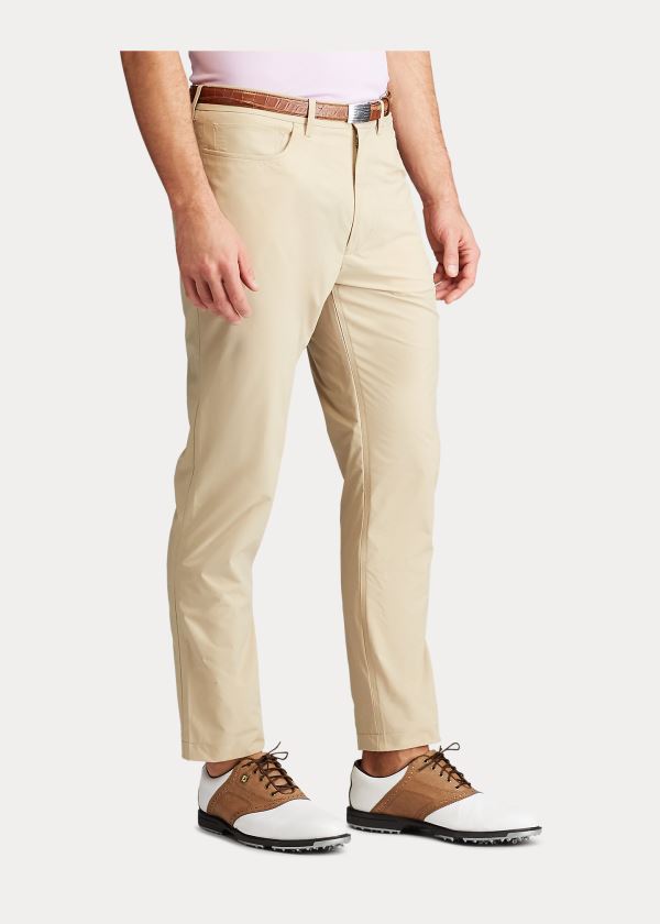 Ralph Lauren Tailored Fit Stretch Pant Hnědožlutý | hhRZyU3f
