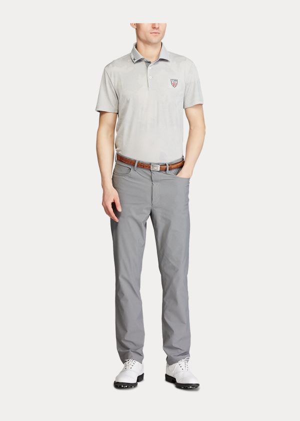 Ralph Lauren Tailored Fit Stretch Pant Šedé | F65yloZR