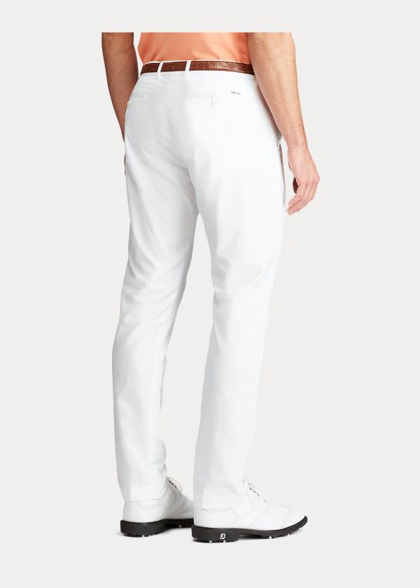 Ralph Lauren Tailored Stretch Twill Pant Bílé | AX7VU75L