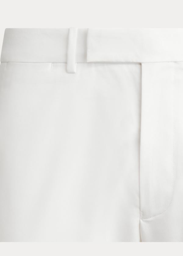 Ralph Lauren Tailored Stretch Twill Pant Bílé | AX7VU75L