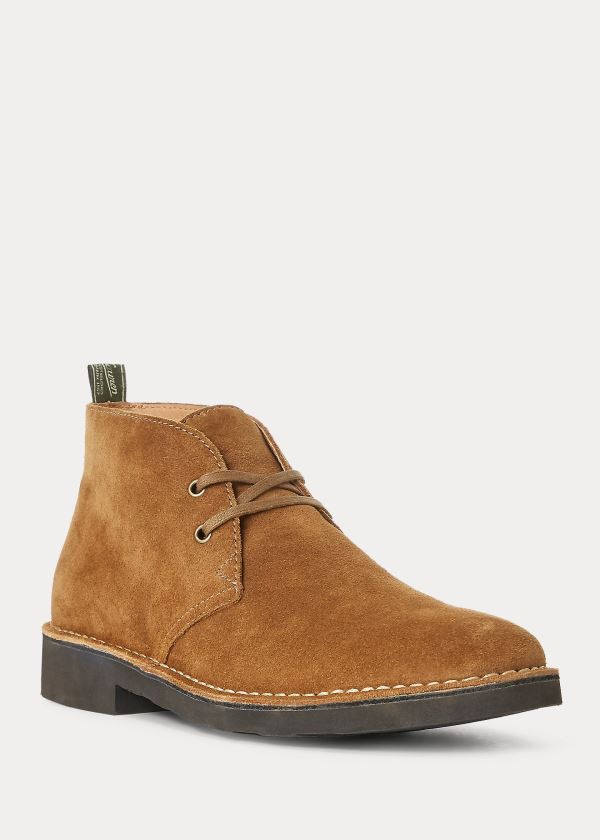 Ralph Lauren Talan Semišové Chukka Boot Hnědé | T3WE8EU1