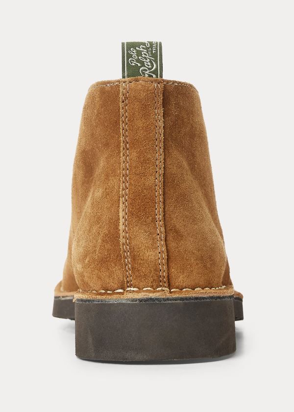 Ralph Lauren Talan Semišové Chukka Boot Hnědé | T3WE8EU1