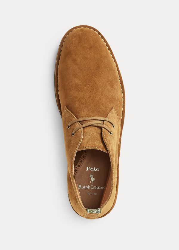 Ralph Lauren Talan Semišové Chukka Boot Hnědé | T3WE8EU1