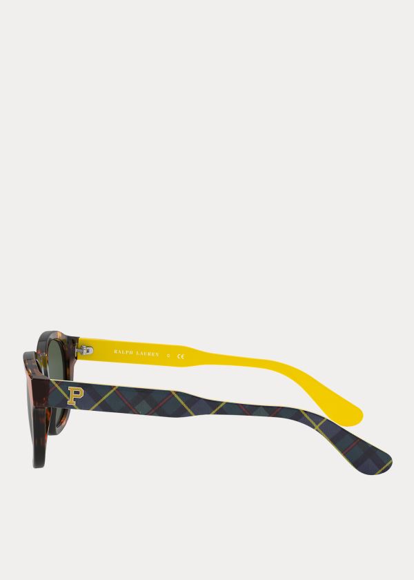 Ralph Lauren Tartan Collegiate Sunglasses Zelene | CHgdzet4