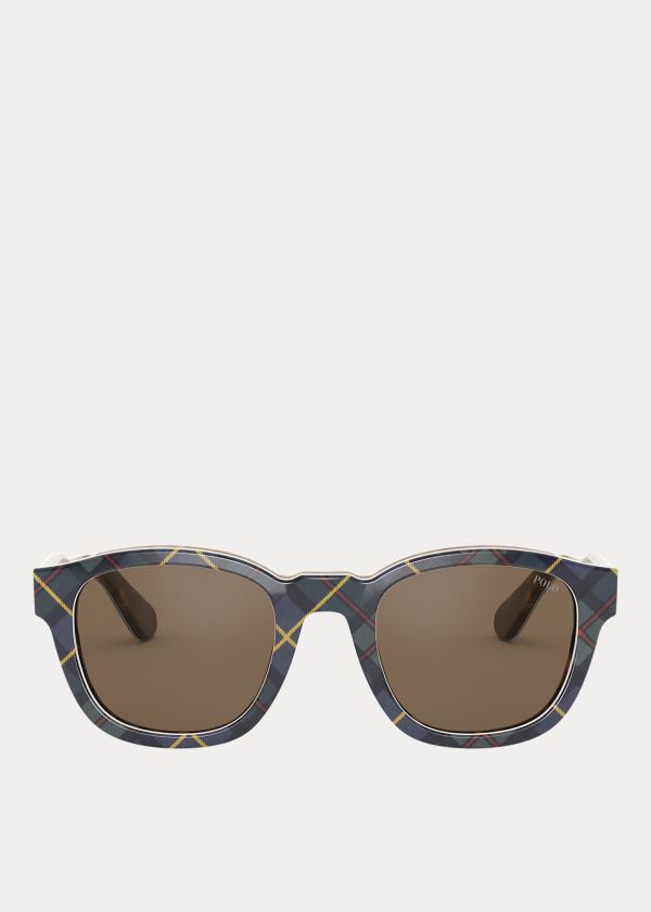 Ralph Lauren Tartan Collegiate Sunglasses Hnědé | N5JKiq3s