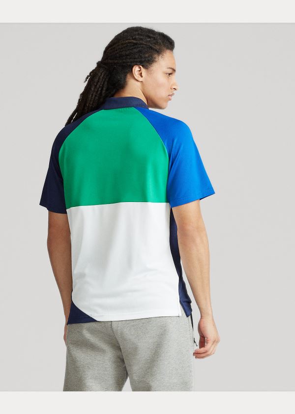 Ralph Lauren Tech Piqué Polo Shirt Tmavě Blankyt Viacfarebný | ywZCCeJM