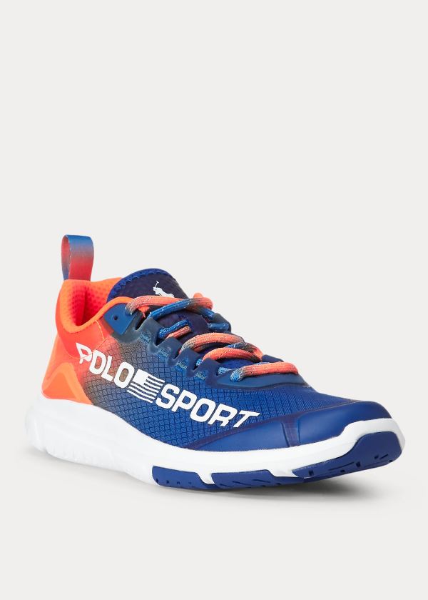 Ralph Lauren Tech Racer Sneakers Oranžové Blankyt Viacfarebný | F9UDaNLR