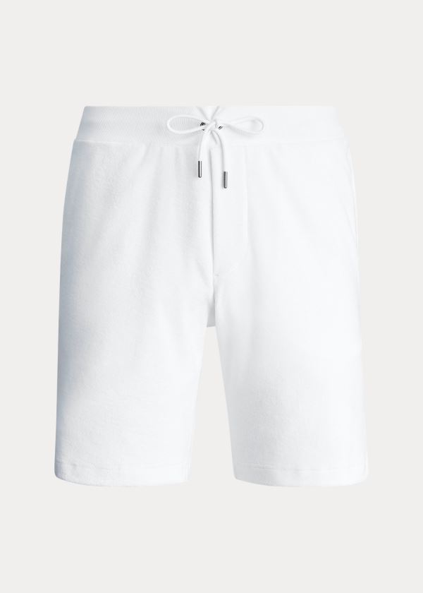 Ralph Lauren Terry Drawstring Krátké Bílé | CKoJ61sU