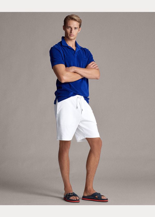 Ralph Lauren Terry Drawstring Krátké Bílé | CKoJ61sU