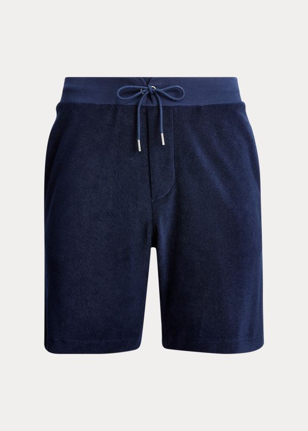 Ralph Lauren Terry Drawstring Krátké Tmavě Blankyt | SzL6IJFk