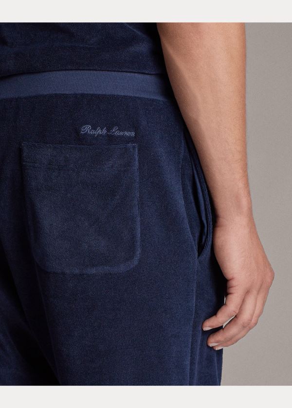 Ralph Lauren Terry Drawstring Krátké Tmavě Blankyt | SzL6IJFk
