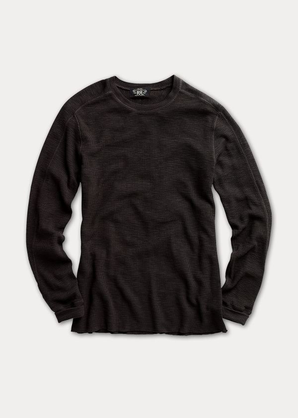 Ralph Lauren Textured Crewneck Černé | LyJmClZv
