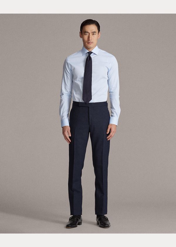 Ralph Lauren Textured Shirt Světle Blankyt | NmT9d2bc