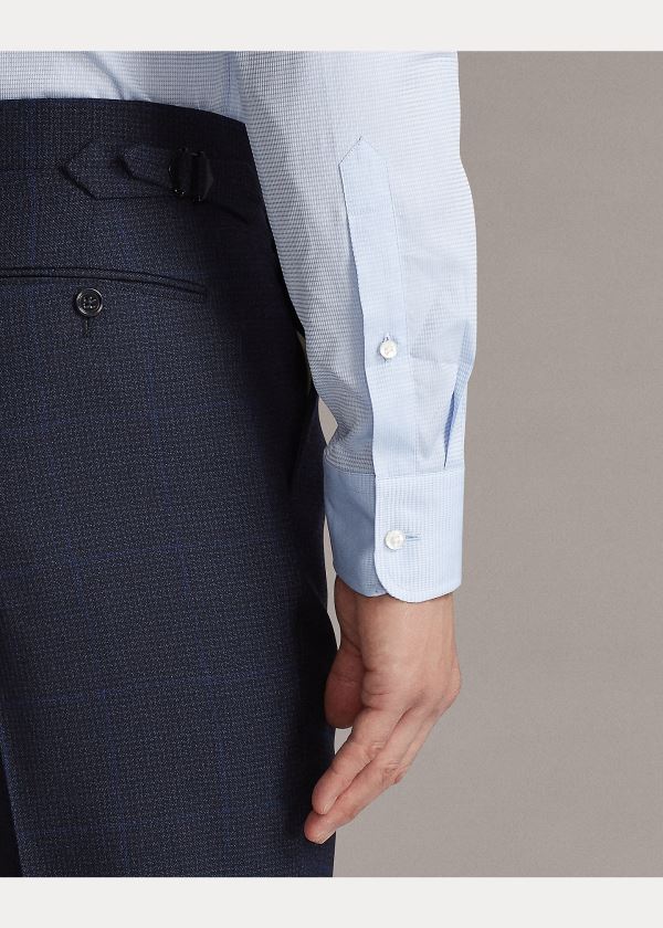 Ralph Lauren Textured Shirt Světle Blankyt | NmT9d2bc