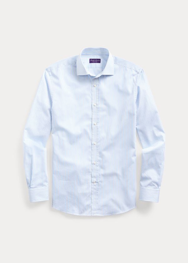 Ralph Lauren Textured-Stripe Shirt Blankyt Bílé | Lo2VHBiu