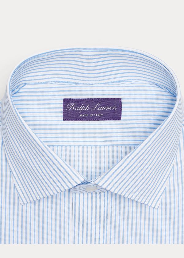 Ralph Lauren Textured-Stripe Shirt Blankyt Bílé | Lo2VHBiu