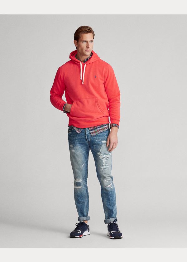 Ralph Lauren The Cabin Fleece Červené | emMfZ96A