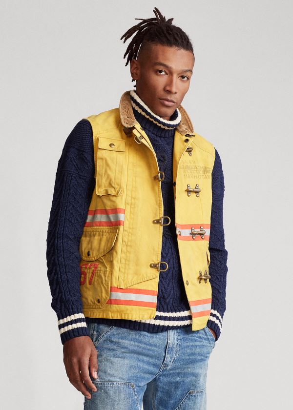 Ralph Lauren The Cortland Vest Žluté | T7wJaBVo