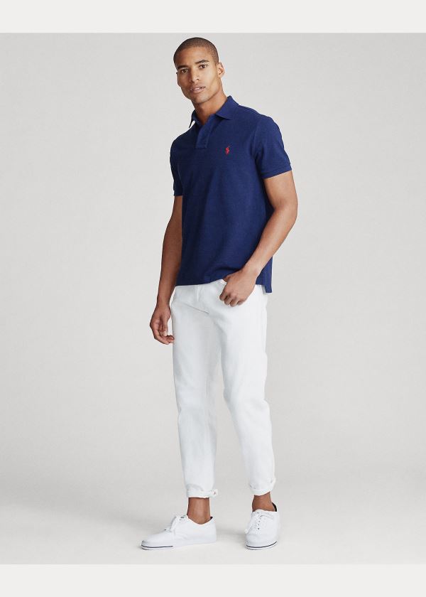 Ralph Lauren The Iconic Mesh Polo Shirt - All Fits Tmavě Blankyt Červené | UlPYdl9y