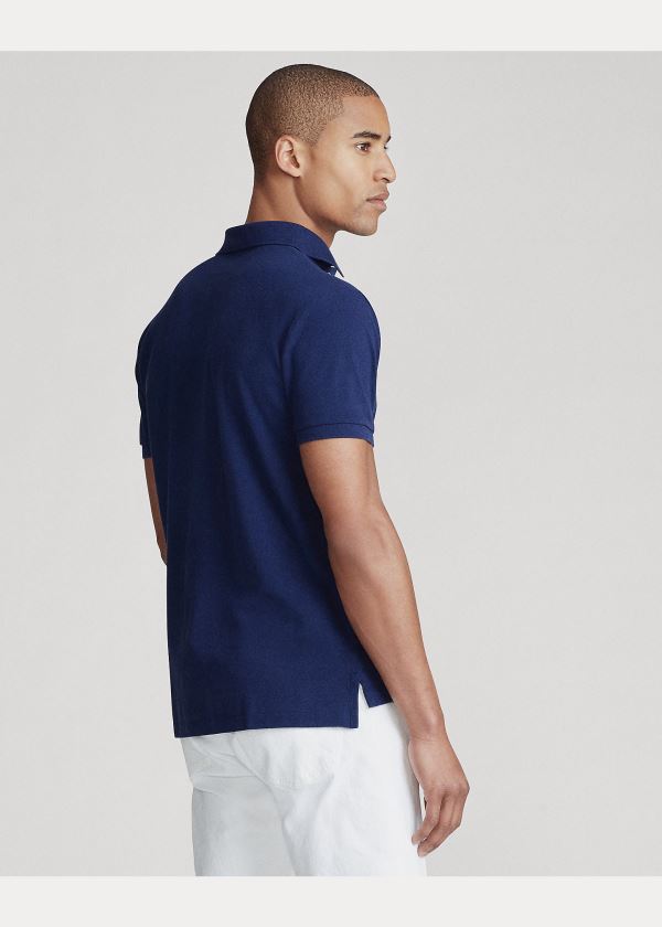 Ralph Lauren The Iconic Mesh Polo Shirt - All Fits Tmavě Blankyt Červené | UlPYdl9y