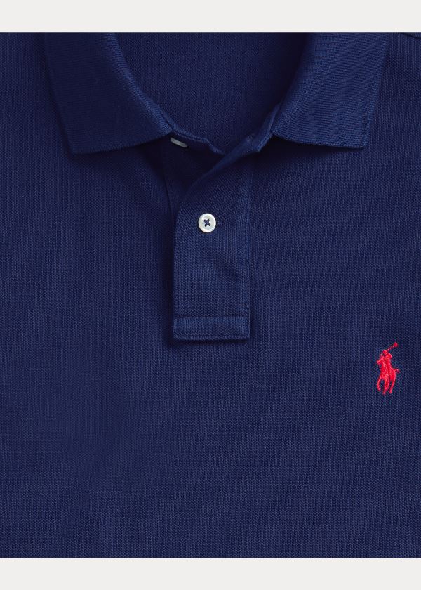 Ralph Lauren The Iconic Mesh Polo Shirt - All Fits Tmavě Blankyt Červené | UlPYdl9y