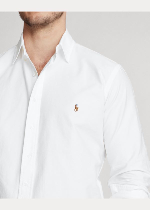 Ralph Lauren The Iconic Oxford Shirt Bílé | MgGq5qzs