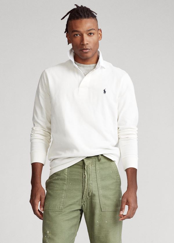 Ralph Lauren The Iconic Rugby Shirt Bílé | vO5wifFg